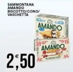 Vantaggio Cash&Carry Sammontana amando biscotto/cono/ vaschetta offerta