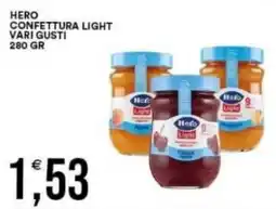 Vantaggio Cash&Carry Hero confettura light vari gusti offerta