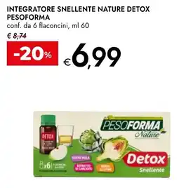 Bennet Pesoforma integratore snellente nature detox offerta