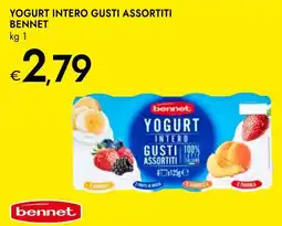 Bennet Bennet yogurt intero gusti assortiti offerta