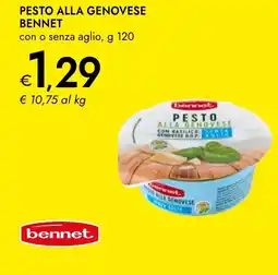 Bennet Bennet pesto alla genovese con o senza aglio, offerta