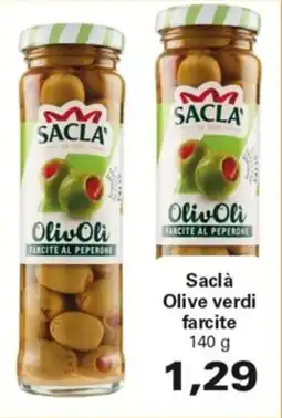 Alvama Saclà Olive verdi farcite offerta