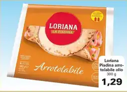 Alvama Loriana Piadina arrotolabile olio offerta