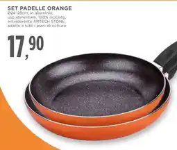 Conad SET PADELLE ORANGE offerta