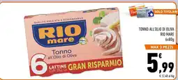 Conad Superstore Tonno all’Olio di Oliva Rio Mare offerta