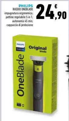 Conad Superstore PHILIPS RASOIO ONEBLADE offerta