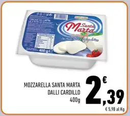 Conad Superstore MOZZARELLA SANTA MARTA offerta