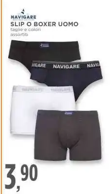 Conad NAVIGARE SLIP O BOXER UOMO offerta