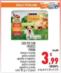 Conad Superstore CIBO PER CANI FRISKIES PURINA offerta