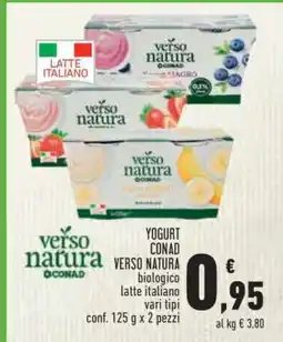 Conad Superstore Yogurt Conad Verso Natura offerta