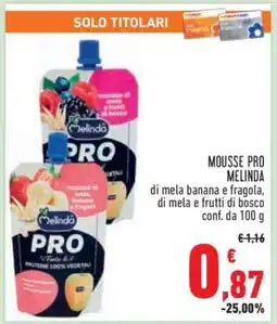 Conad Superstore Mousse Pro Melinda offerta