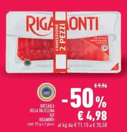 Conad Superstore Bresaola della Valtellina IGP Rigamonti offerta
