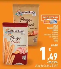 Conad Superstore PANGRÌ MULINO BIANCO BARILLA offerta