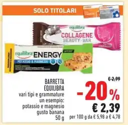 Conad Superstore BARRETTA EQUILIBRA offerta