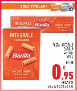 Conad Superstore PASTA INTEGRALE BARILLA offerta