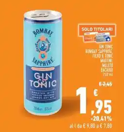 Conad Superstore Gin Tonic Bombay Sapphire offerta