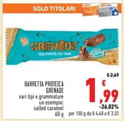Conad Superstore Barretta Proteica Grenade offerta