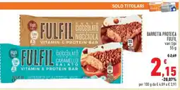 Conad Superstore BARRETTA PROTEICA FULFIL offerta
