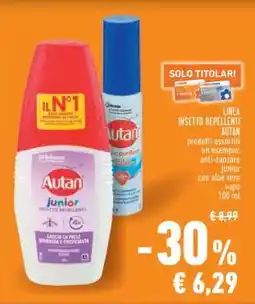 Conad Superstore Autan Junior Insetto Repellente offerta