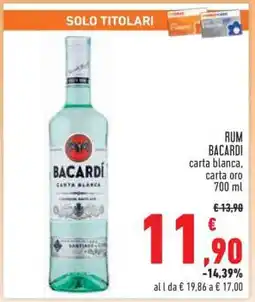 Conad Superstore RUM BACARDI offerta