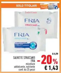 Conad Superstore Salviette Struccanti Fria offerta