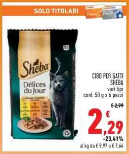 Conad Superstore CIBO PER GATTI SHEBA offerta