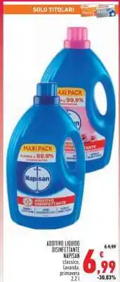 Conad Superstore Additivo Liquido Disinfettante NAPISAN offerta
