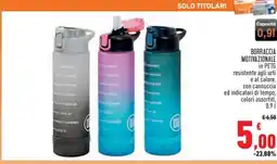 Conad Superstore Borraccia Motivazionale in PETG offerta