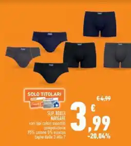 Conad Superstore SLIP, BOXER NAVIGARE offerta