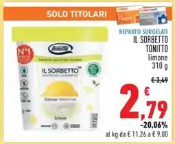 Conad IL SORBETTO TONITTO limone offerta