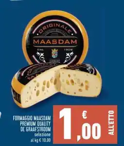 Conad Formaggio Maasdam Premium Quality De Graafstroom offerta