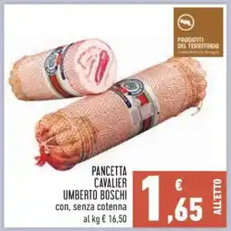 Conad Pancetta Cavalier Umberto Boschi offerta