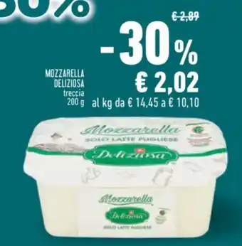 Conad Mozzarella deliziosa treccia offerta