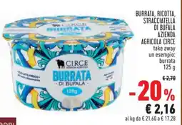 Conad BURRATA, RICOTTA, STRACCIATELLA DI BUFALA offerta