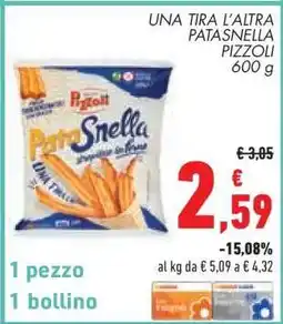 Conad Superstore UNA TIRA L’ALTRA PATASNELLA PIZZOLI offerta