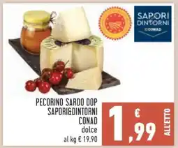 Conad Pecorino Sardo DOP Sapori&Dintorni Conad Dolce offerta
