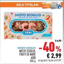 Conad Misto Scoglio, Frutti di Mare Arbi offerta
