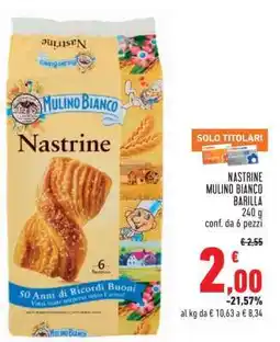 Conad NASTRINE MULINO BIANCO BARILLA offerta