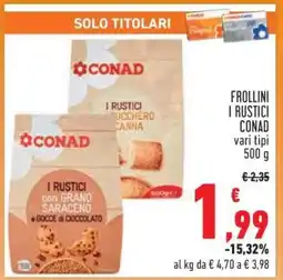 Conad Frollini I Rustici Conad offerta