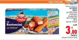 Conad BASTONCINI FINDUS offerta