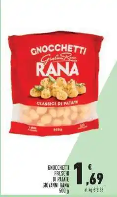 Conad Gnocchetti Freschi di Patate Giovanni Rana offerta