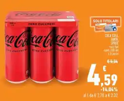 Conad Coca Cola/Fanta/Sprite offerta