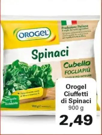 Alvama Orogel Ciuffetti di Spinaci offerta
