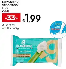 Bennet Granarolo stracchino offerta