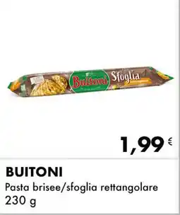 Iper Tosano BUITONI Pasta brisee/sfoglia rettangolare offerta