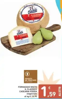 Spazio Conad Casearia podda formaggio misto il classico offerta