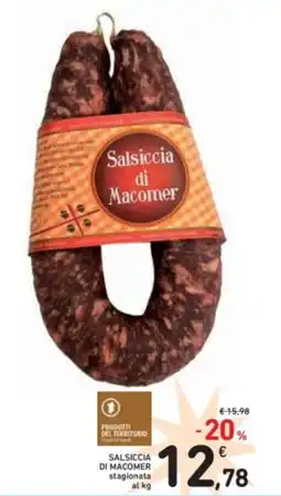 Spazio Conad Salsiccia di macomer offerta