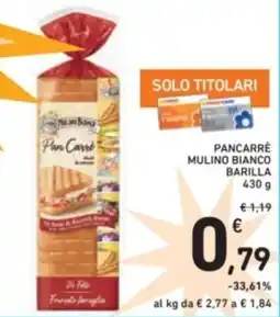 Spazio Conad Barilla pancarre mulino bianco offerta