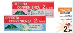 Spazio Conad Antica erboristeria dentifricio offerta