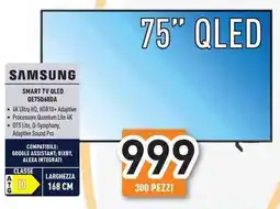 Unieuro Samsung SMART TV QLED QE75Q60DA offerta
